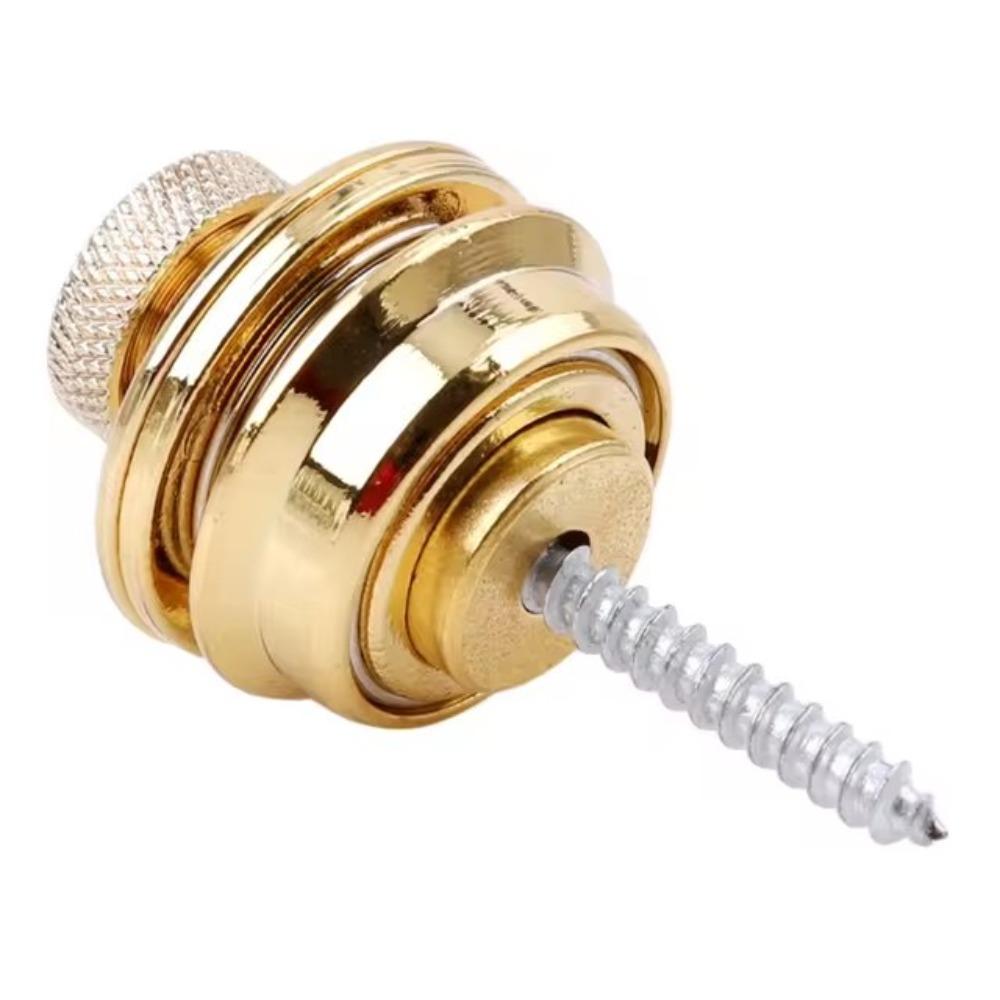 Для Акустического Электрического Бас-ремня Электрогитарный Стреплок Пуговица для Фиксации Гитарного Ремня