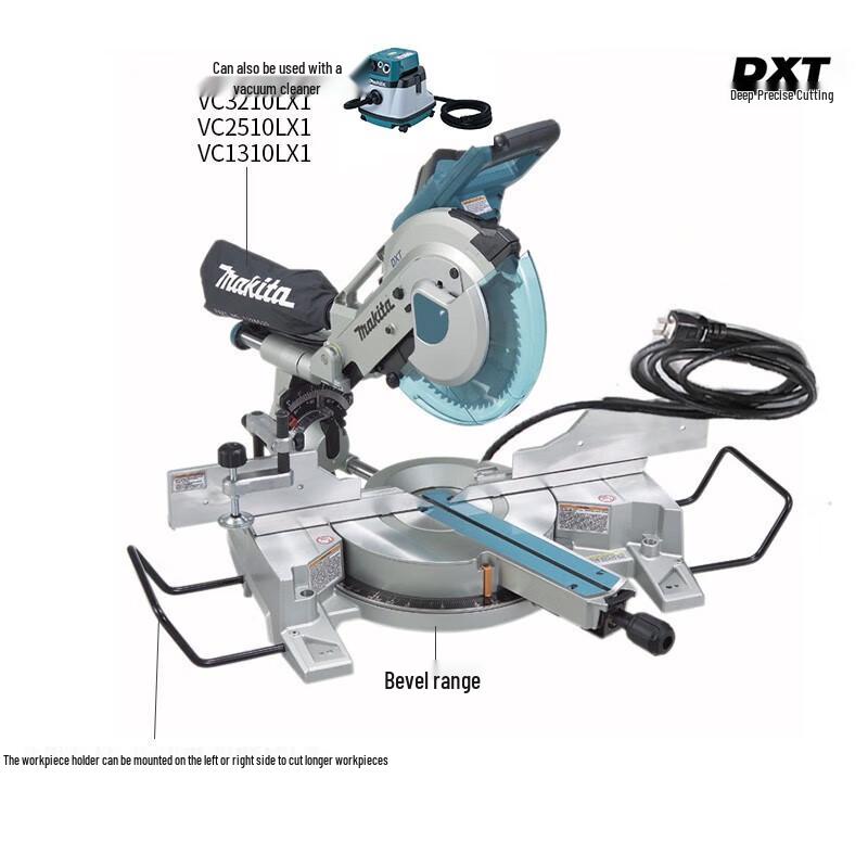 Makita 10-Inch Sliding Compound Miter Saw CN plug (adapter included)