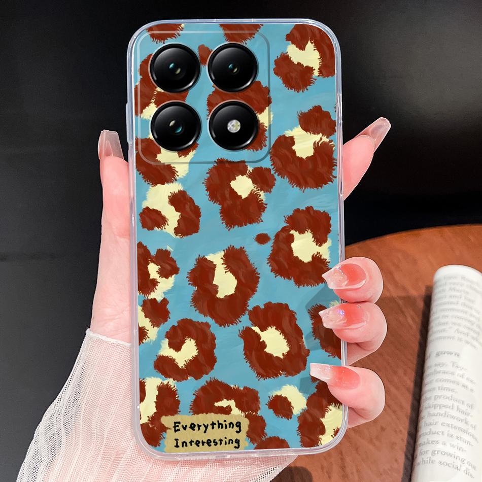 For Xiaomi 15T 14T Pro Phone Case Lovely Fish Patterns Soft TPU Clear Silicone Bumper For Xiaomi 15TPro 14 T Lightweight Funda