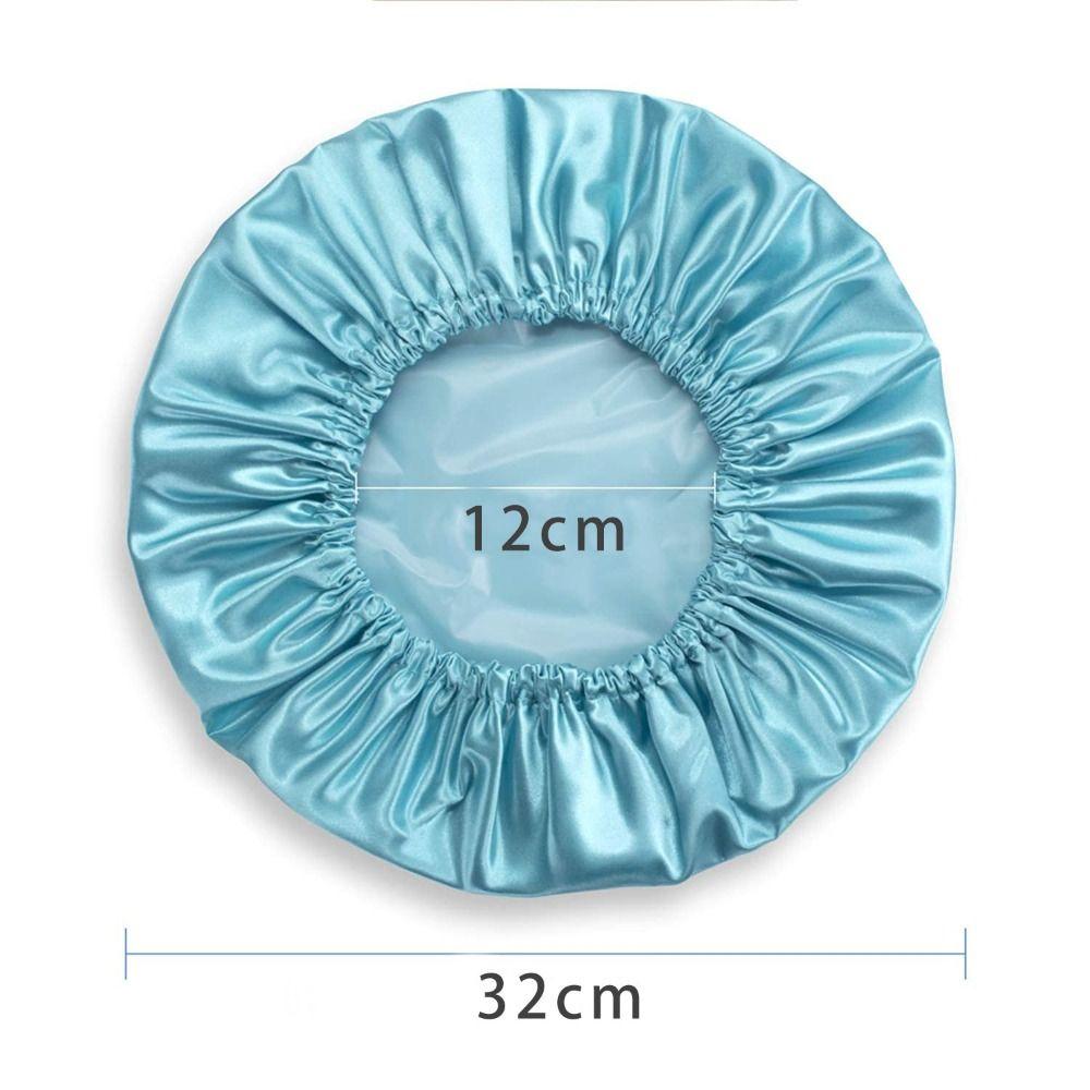 Reusable Bath Hair Cap Thickened Double Drying Hair Cap New Waterproof Shower Caps  for Women