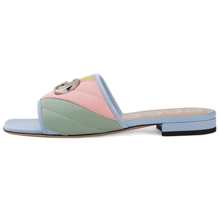 GUCCI Double G Rainbow Mules 629934 0CGB0 4970