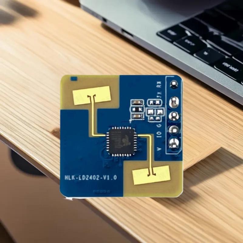 AIoT Миллиметровый датчик обнаружения присутствия человека с GPIO | UART интерфейсами, 24G Радарный модуль HLK-LD2402 (1 или 2 упаковки)