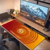 Custom Name Galatasaray Print  Cushion Non-slip Laptop Tablet Big Mousepad XXL Mat Mini PC Playmat With Lock edge