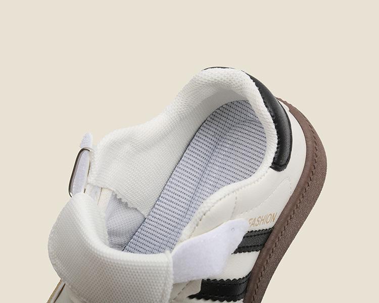 2025 Детская немецкая нескользящая спортивная обувь: Весенне-осенняя коллекция — белые кроссовки с мягкой подошвой для мальчиков и девочек