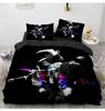3D Printed Michael Jackson Bedding Set,Black Quilt Duvet,Star Peripheral Family Decoration Home Textile Cover Bedclothes Set