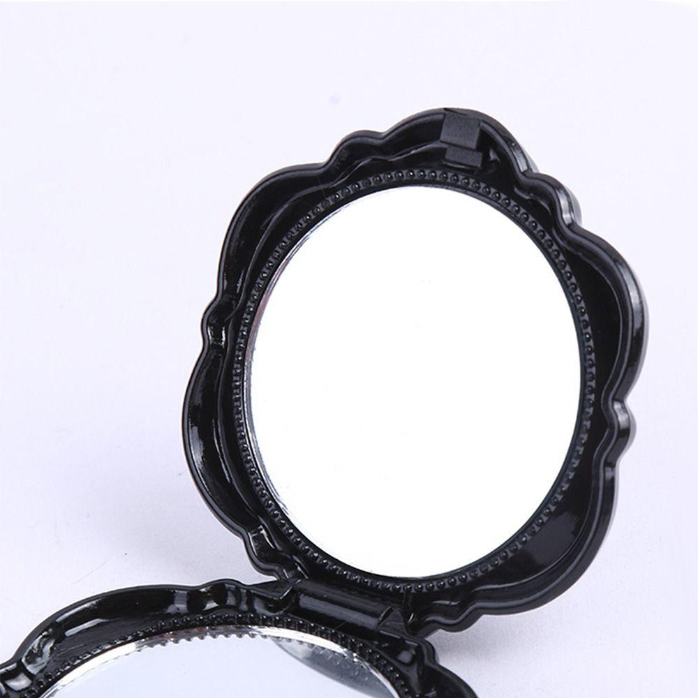 Round Shape Mini Pocket Mirror Double-Sided Cosmetic Mirror Travel Beauty Tool