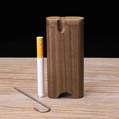 Деревянная трубка-дагаут, самоочищающийся металлический набор для курения