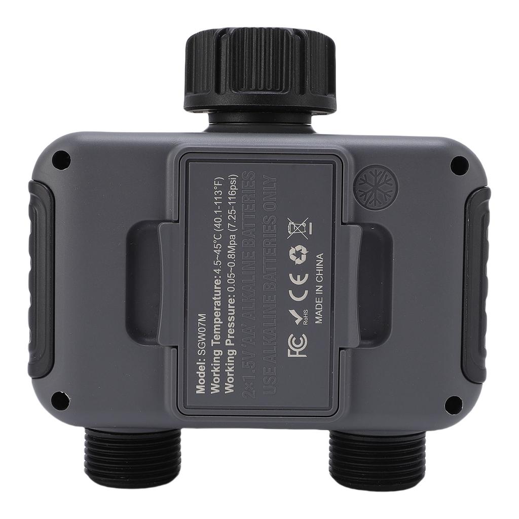 Автоматический таймер полива ЖК-дисплей 3/4-1/2 дюйма кран 2-зонный таймер полива для открытого сада двора