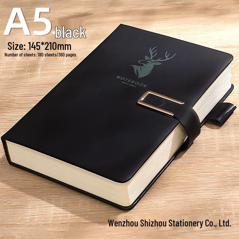 Personalized A5 Business Notebook with Logo - Thick Notebook for Office, Meetings, and Diary Use