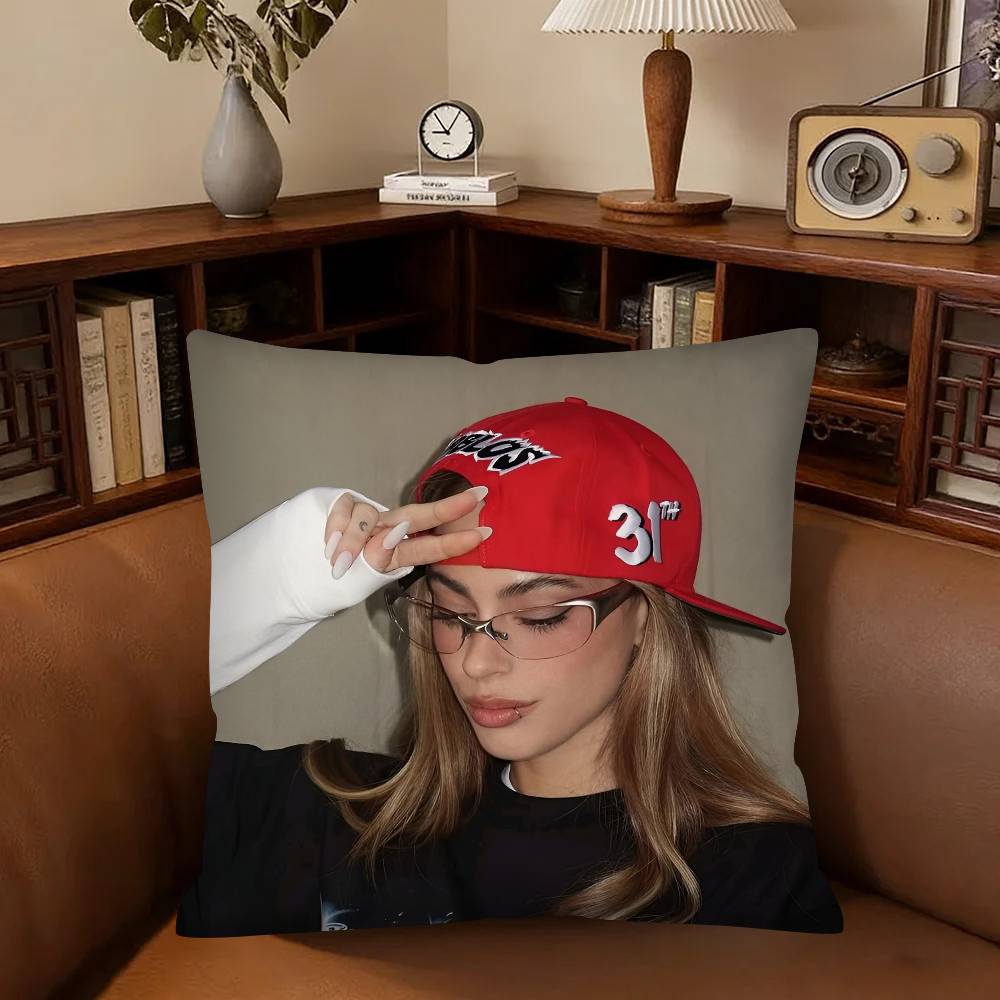 Singer MMartina SStoessel TINI Pillow Case Fashion Square Pillowcase Bedroom Sofa Room Ins Decoration Leisure