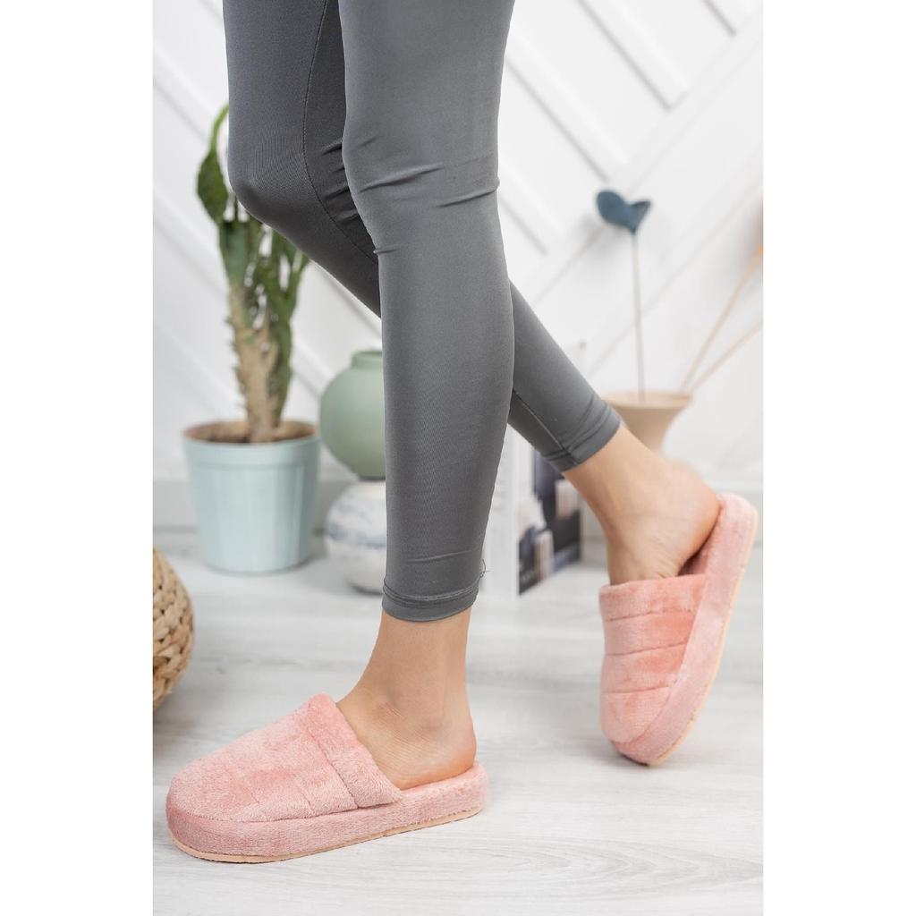 Smt-03 Домашние женские домашние тапочки Зимние тапочки Розовые