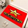 1pc Rockstar Energy Print Area Rug - Soft, Washable Non-Slip Indoor Mat, Living Room, Home Office Decorative Rug,Office Decorative