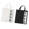Хлопковая сумка для клавиш пианино, музыкальная сумка, сумка-тоут, сумка для покупок для девочек