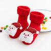 Christmas Newborn Baby Girls Boys 3D Cartoon - Socks Slippers