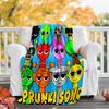 1pc SPRUNKI3 Theme Blanket - Digital Print, Polyester, Cozy for All Seasons, Perfect for Outdoor, Camping, and Travel