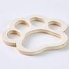 Tokyodo Wooden Paw Print Embellishments Dog Cat White 8-Pack ZE000353-zzz Craft Flower Arrangement Parts