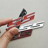 BODCA1 3D Metal Car Styling Red Black Logo SS Sticker Emblem Rear Trunk Badge For Chevrolet Camaro Chevelle Impala Malibu Accessories