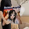 Аниме S-School D-Days Кацура Котоноха Персонализированная фотография Текст Домашние декоративные подушки Бытовые подарки 45x45см