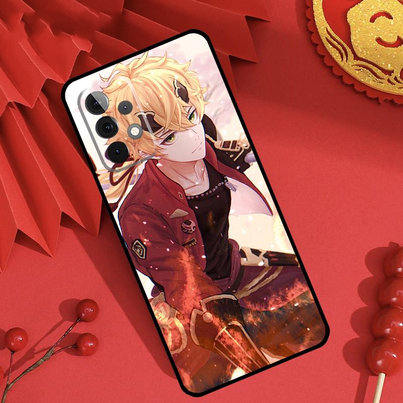 Чехол Genshin Impact Тома для Samsung Galaxy M15 M55 M31 M13 M11 M12 M14 M06 M16 M36 M56 M53 M32 M52 M35 M34 M54