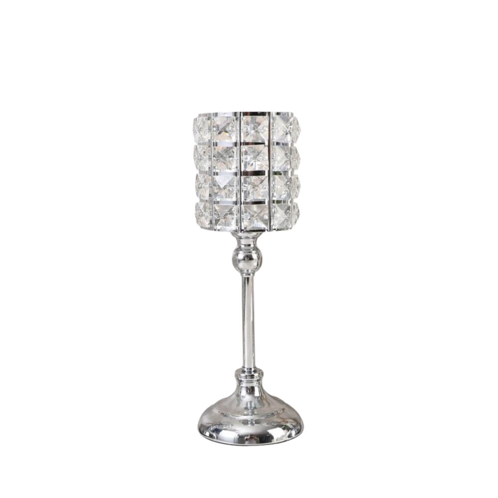 Vintage Candlestick European Style Tea Light Holder Decorative Gold Candelabra Wedding Decor