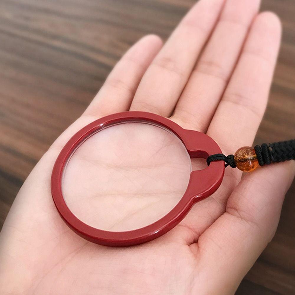Decoration Necklace Reading Glasses Creative Reading Glasses Reading Helper Magnifier Pendant