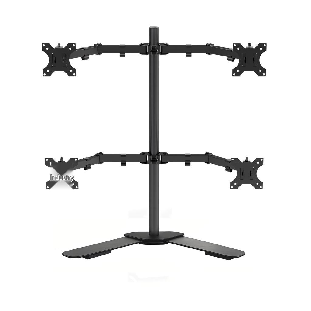 Rotatable Punch-Free Monitor Stand Arm for 15-32 Inch Screens