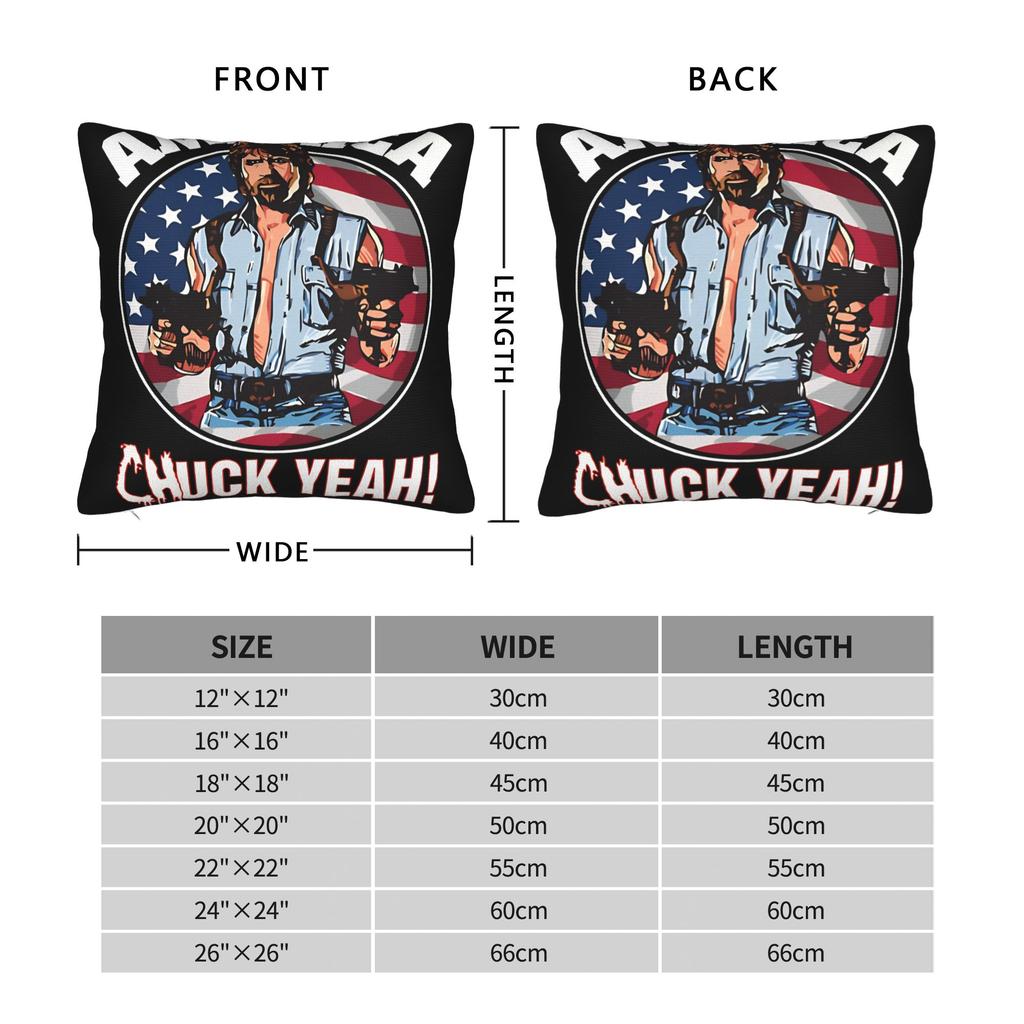 Chuck Norris Fact Pillow Case Comfy Pillow Cover For Sofa Bedroom Home Decor Fashion Pillowcases