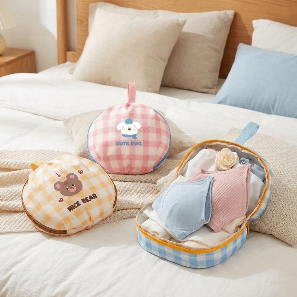 Cartoon Intimate Clothes Bag Folding Lingerie Pouch Portable Underwear Organizer Business Trip