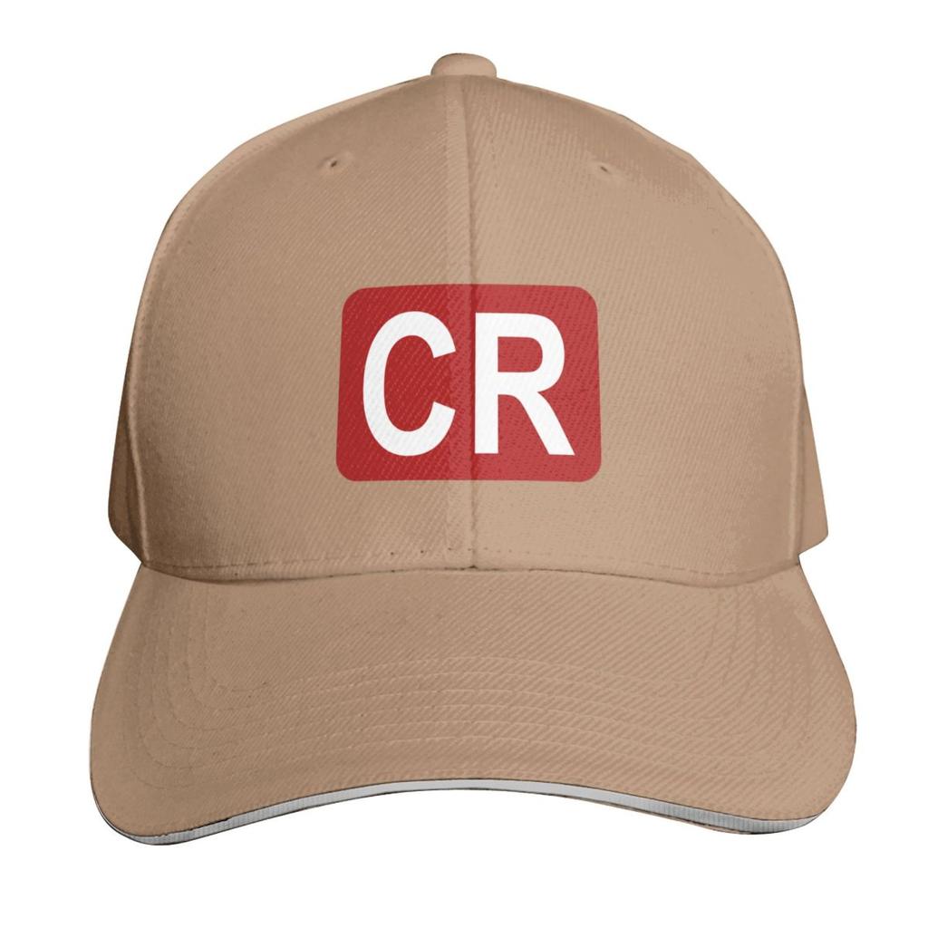 CR Initials Baseball Cap derby hat Sports Cap Big Size Hat Bobble Hat Unisexs Tennis Womens