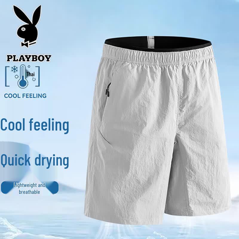PLAYBOY Мужские охлаждающие свободные повседневные шорты