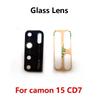 Back Camera Glass Lens Cover For Tecno Camon 15 Pro Air Premier CD7 CD8 CD6 CD8j With Ahesive Sticker Replacement Parts