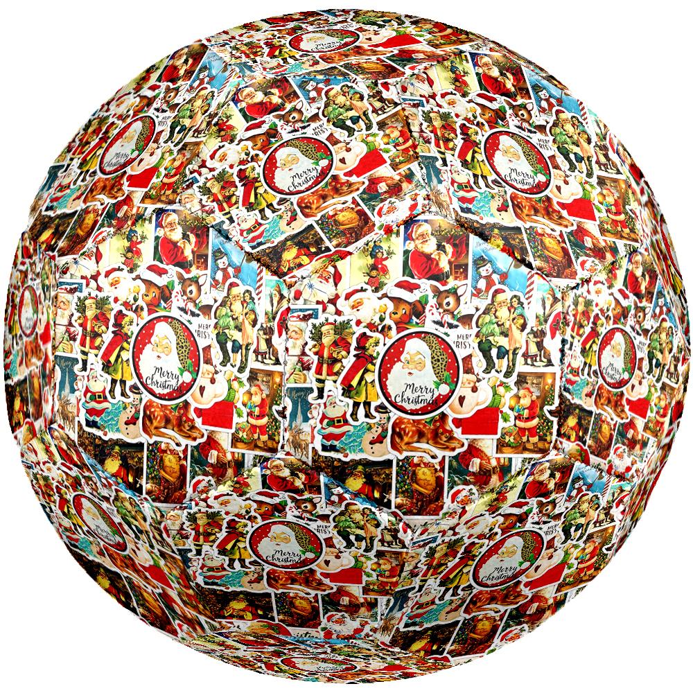 Christmas Theme Size 5 Soccer Ball, Suitable for Both Indoor and Outdoor Matches, a Gift Suitable for Everyone.