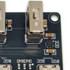 CH339F 4-портовый металлический USB Ethernet-хаб-адаптер 4-портовый USB 2.0 модуль расширения для офиса и дома
