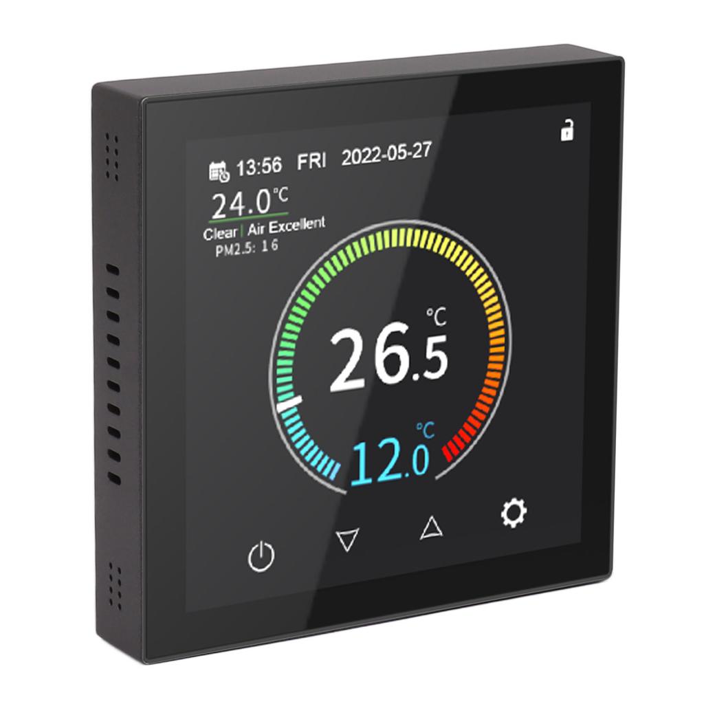 WiFi Smart Thermostat Цифровой термостат для отопления IPS-экран Настенное крепление Точный контроль температуры