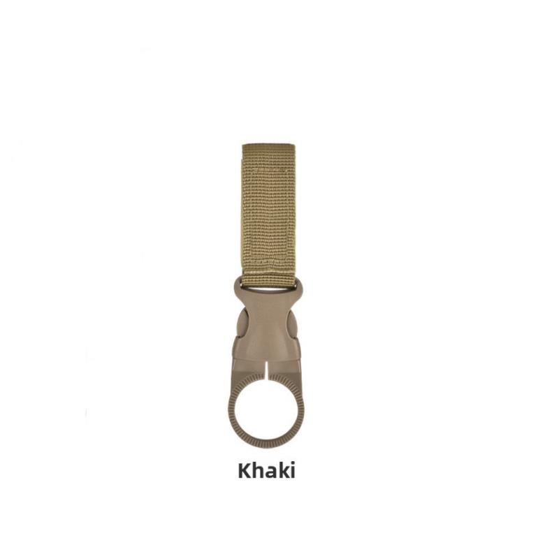 Webbing Water Bottle Holder Climbing Carabiner Belt Backpack Hanger Hooks Clip Multifunction Water Bottle Nylon Buckle Hook Clip 4
