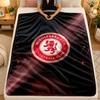 Flannel BlanketMiddlesbrough FC Warm Soft Throw Blanket for Indoor Sofa Bed Living Room Use