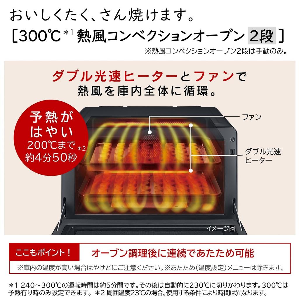 Superheated Steam Microwave Oven Frost White Healthy Chef Hitachi MRO-W1B-W