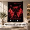 Tapestry Custom Name Text, Wall Hanging Tapestry Home Room DecorSleep Token