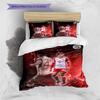 Soccer Player 42 Portrait Print 3 Pieces Duvet Cover Set Football Fan Bedding Set Bedroom Home Decor Without Pillow Core Comforter