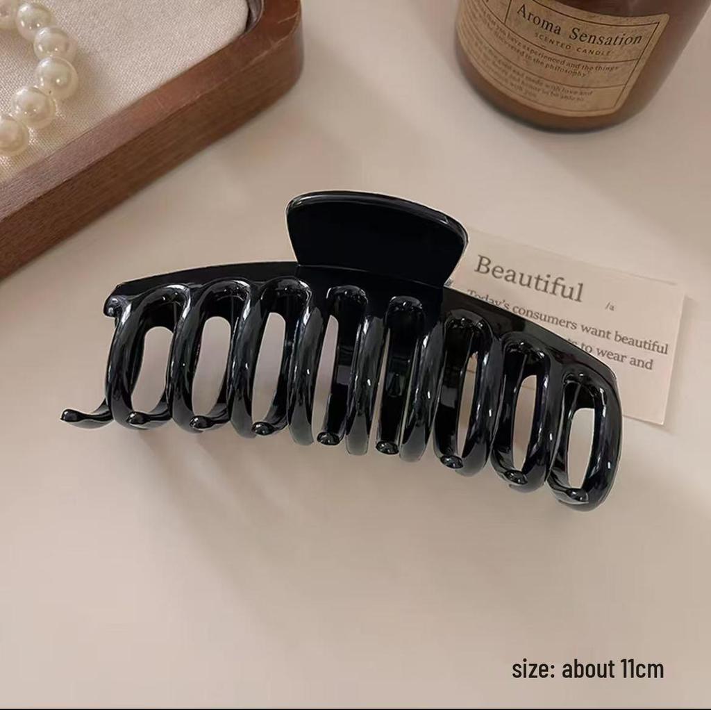 Soft Silicone Shark Hair Clip: Anti-collision, Anti-fall, Durable Protection for Back of Head