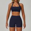 2 Piece Set Women's Tracksuit Fitness Clothes Yoga Sets Sportswear Workout Bra High Waist Leggings Set Gym Clothing Sports Suits