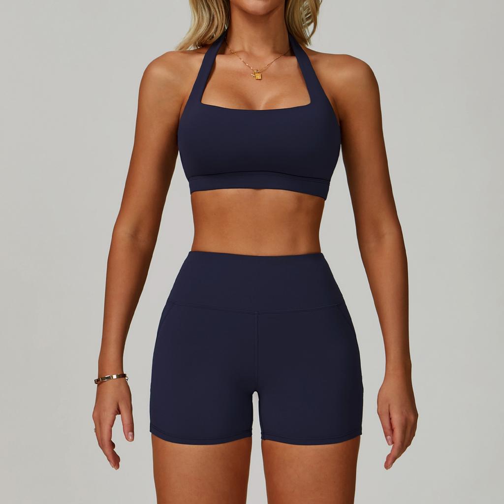 2 Piece Set Women's Tracksuit Fitness Clothes Yoga Sets Sportswear Workout Bra High Waist Leggings Set Gym Clothing Sports Suits