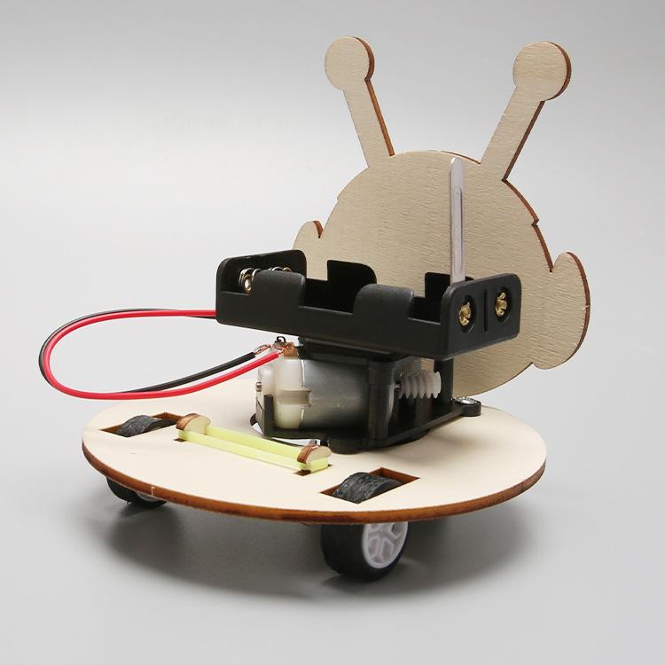 Obstacle Avoidance Robot Technology Small Production Children's Science Experiment Toys Students DIY Handmade Invention Material Package