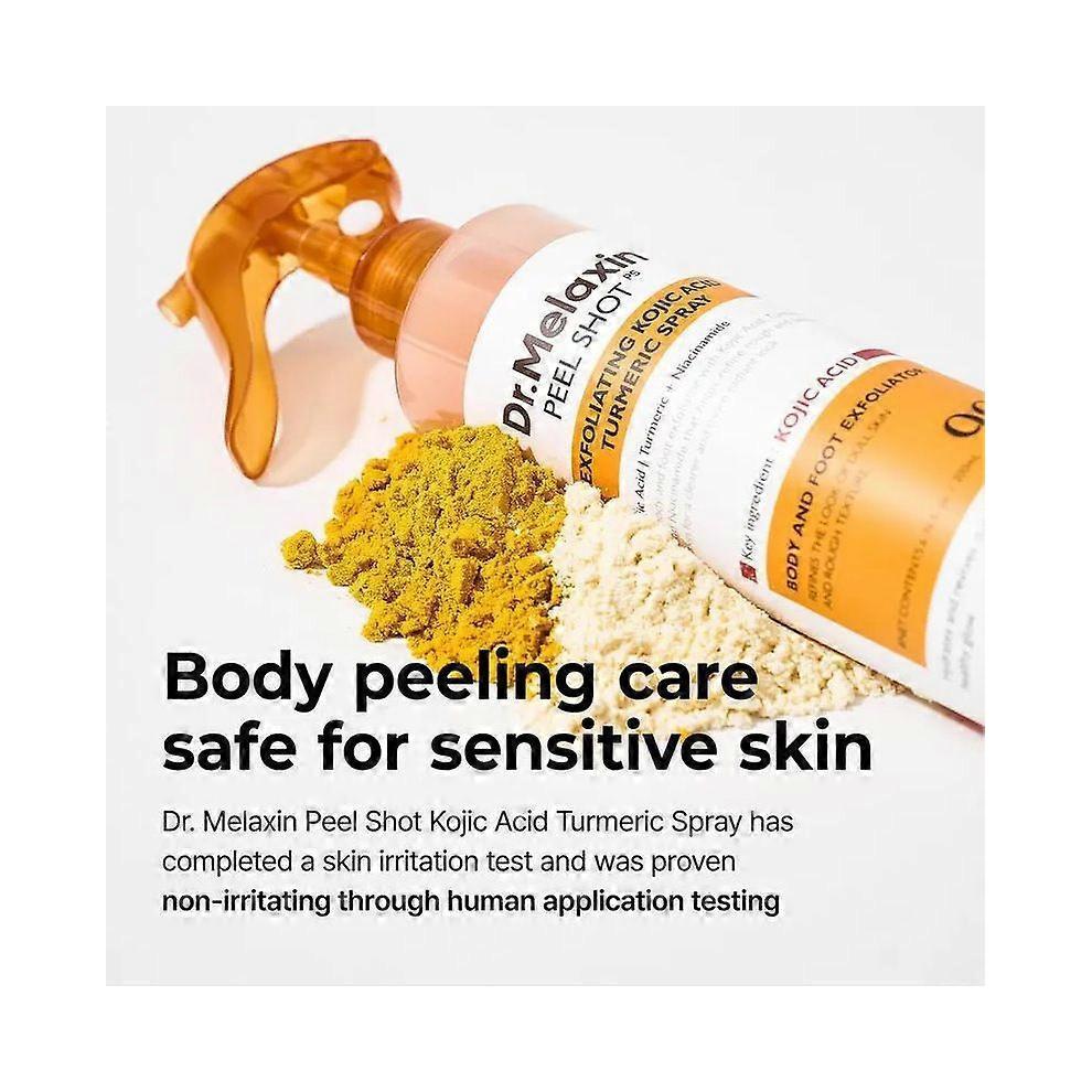 (1PC)PEEL SHOT GLOW EXFOLIANT KOJIC ACID TURMERIC SPRAY 200ml