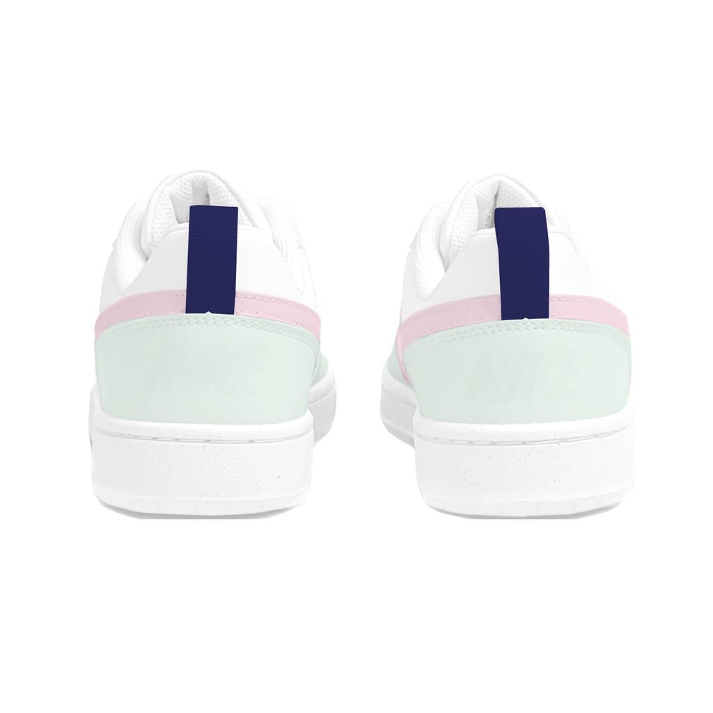 Nike Court Borough All Season Milk Cyan Low top Skateboard Shoes Women's Green Pink FV8120-141(Team1121-)