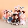 Новая 16 см BJD Мини-кукла, шарнирная, девочка, малыш, 3D большие глаза, красивая DIY игрушка-кукла с одеждой, наряды, 1/8 Модная кукла