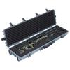 VEVOR Hard Rifle Case, Lockable Rifle Case with Pre-cut Foams, 138 cm Movable Gun Storage with Wheels