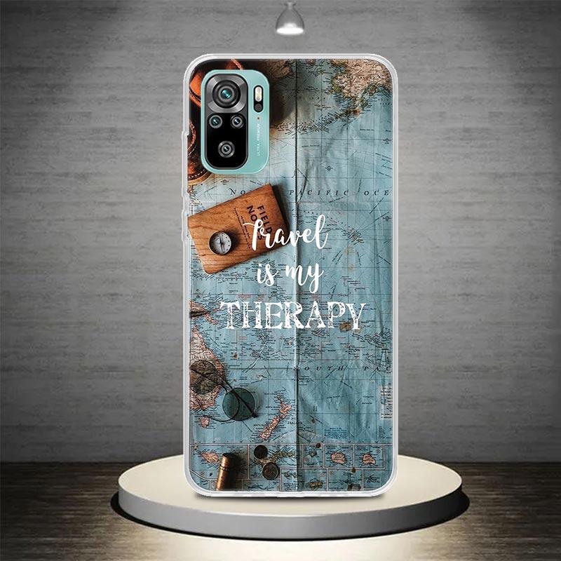 Чехол для телефона 'Путешествие Гора Пляж' Coque для Xiaomi Redmi Note 10 11 12 13 14 Pro Plus 14S 13 12S 11S 11T 11E 10S Мягкий Coq