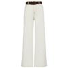 VEROMODA Women's Glitter Straight-Leg Jeans with Detachable Belt