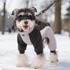 Winter Warm Down Jacket for Schnauzer Heavy Duty Fourleg Dog Parka Cotton Clothes for Small Medium Dog Thick Coat French Bulldog